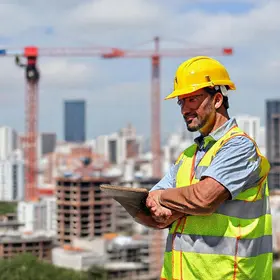 vagas de emprego no setor de construção